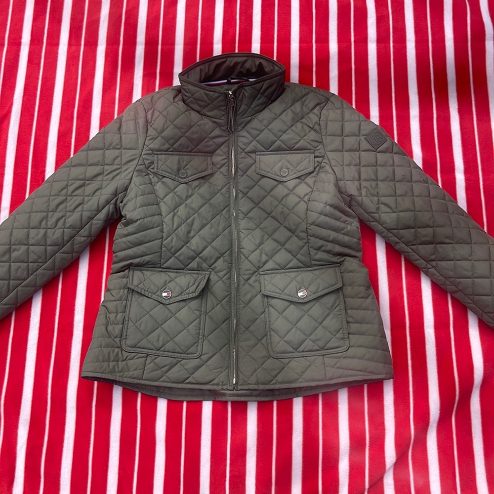 Tommy Hilfiger jacket olive green large